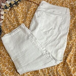 Elegant White Straight Leg Jeans for Women